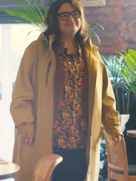 Run Away Ruth Jones Yellow Hooded Coat