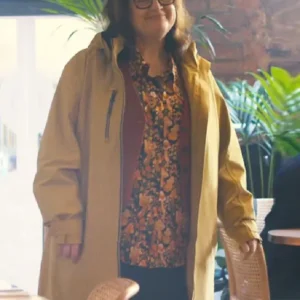 Run Away Ruth Jones Yellow Hooded Coat