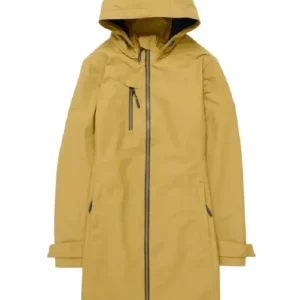Run Away Ruth Jones Yellow Hooded Coat