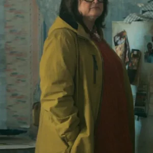 Run Away Ruth Jones Yellow Hooded Coat