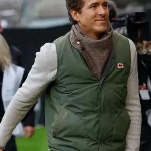 Ryan Reynolds Green Vest Front Look