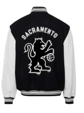 Sacramento Kings Wool and Leather Jacket
