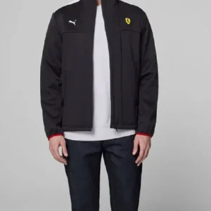 Scuderia Ferrari Softshell Black Jacket