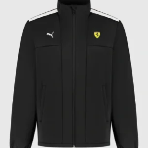 Scuderia Ferrari Softshell Black Jacket