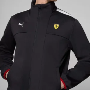 Scuderia Ferrari Softshell Black Jacket