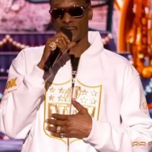 Snoop Dogg 14th Annual NFL Honors White Tracksuit Front Look