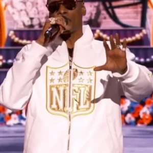 Snoop Dogg 14th Annual NFL Honors White Tracksuit Front Look