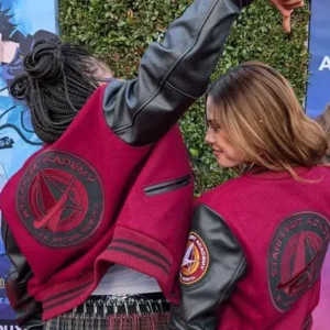 Star Trek Starfleet Academy Varsity Jacket Back Look
