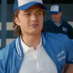 Stranger Things S05 Steve Harrington Blue Coach Jacket