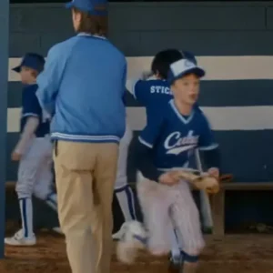 Stranger Things S05 Steve Harrington Blue Coach Jacket Back look