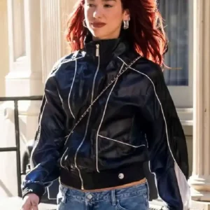 Street Style Dua Lipa Bomber Jacket