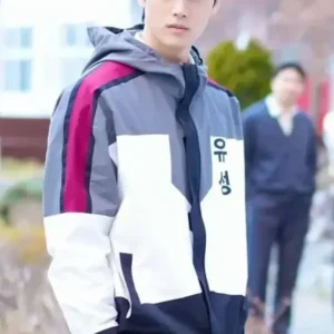 Study Group Hong Min-gi Hooded Jacket Front Look