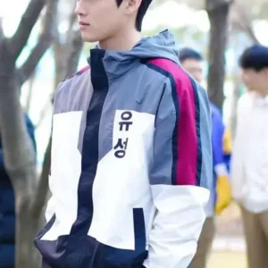 Study Group Hong Min-gi Hooded Jacket Front Look