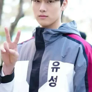 Study Group Hong Min-gi Hooded Jacket Front Look