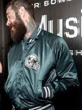 Super Bowl LVIII Post Malone Vintage Cowboys Bomber Jacket