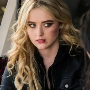 Supernatural Claire Novak Black Leather Bomber Jacket