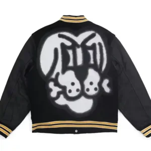 Supreme Bone Varsity Jacket Back Look