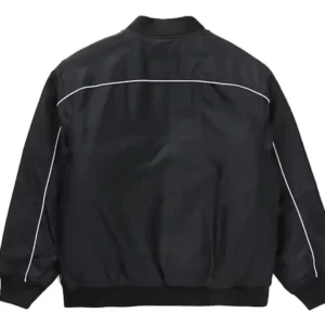 Supreme Contrast Script Varsity Jacket back