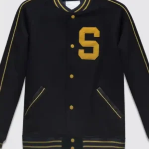 Supreme holy trinity varsity jacket Front