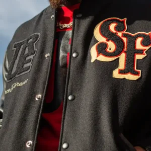 TRUE x Nike x San Francisco 49ers Destroyer Varsity Jacket