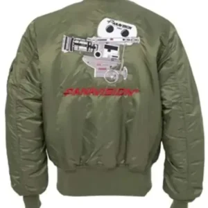 Taika Waititi Conan O’Brien Must Go Bomber Jacket Back Look