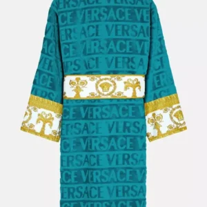 Teal Versace Robe Back