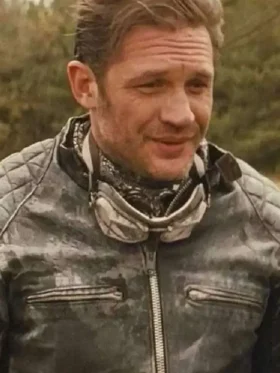 The Bikeriders Tom Hardy Leather Quilted Jacket