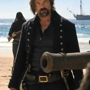 The Bluff Karl Urban Black Coat