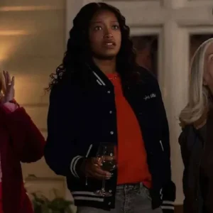 The Burbs Keke Palmer Black Varsity Jacket