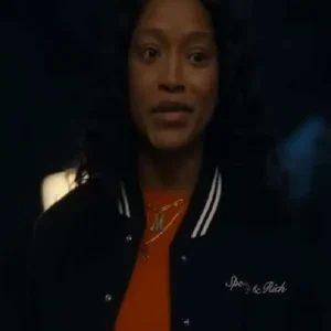 The Burbs Keke Palmer Black Varsity Jacket