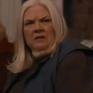 The Burbs Paula Pell Grey Cotton Vest