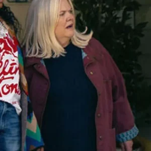 The Burbs Paula Pell Maroon Jacket