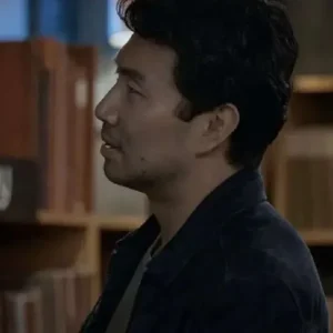 The Copenhagen Test Simu Liu Black Suede Jacket