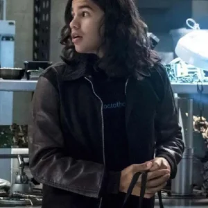 The Flash Carlos Valdes Black Letterman Jacket