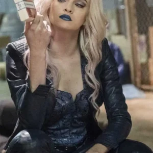 The Flash Danielle Panabaker Black Leather Jacket