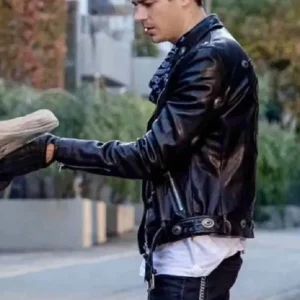 The Flash Grant Gustin Biker Leather Jacket