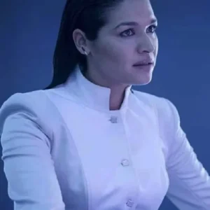 The Flash Kim Engelbrecht White Trench Coat