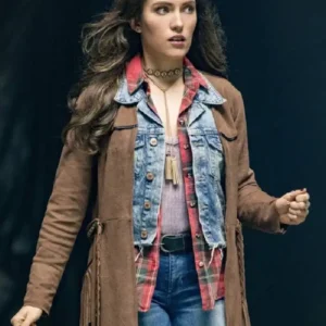 The Flash Miranda MacDougall Leather Coat