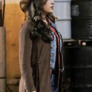 The Flash Miranda MacDougall Leather Coat