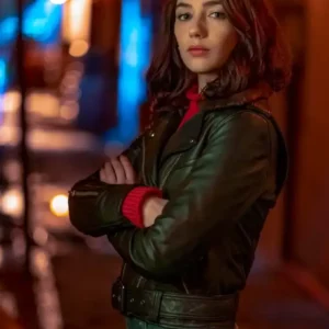 The Flash Natalie Dreyfuss Leather Jacket