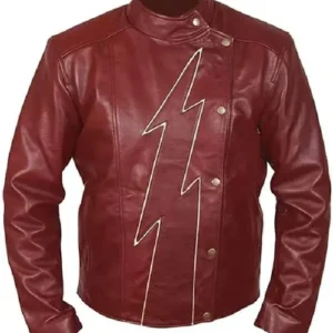 The Flash Teddy Sears Brown Leather Jacket