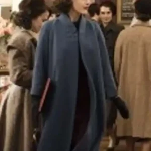 The Marvelous Mrs. Maisel Rachel Brosnahan Grey Coat