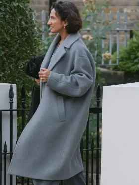 The Night Manager S02 Indira Varma Grey Coat