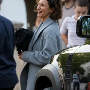 The Night Manager S02 Indira Varma Grey Coat