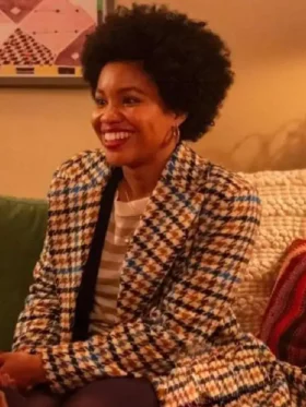 The Other Black Girl Sinclair Daniel Houndstooth Coat