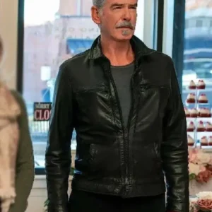 The Out-Laws Pierce Brosnan Black Leather Jacket