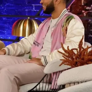 The Voice S25 John Legend Pink Bomber Jacket
