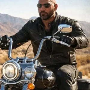 The Wrecking Crew Dave Bautista Black Leather Jacket