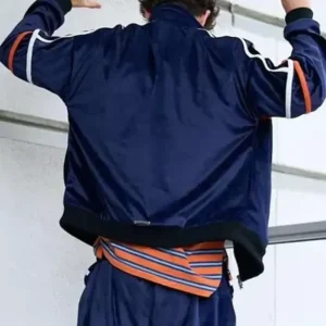 Timothee Chalamet New York Knicks Track Jacket Back look