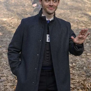 Tom Payne Prodigal Son Trench Coat Front Look